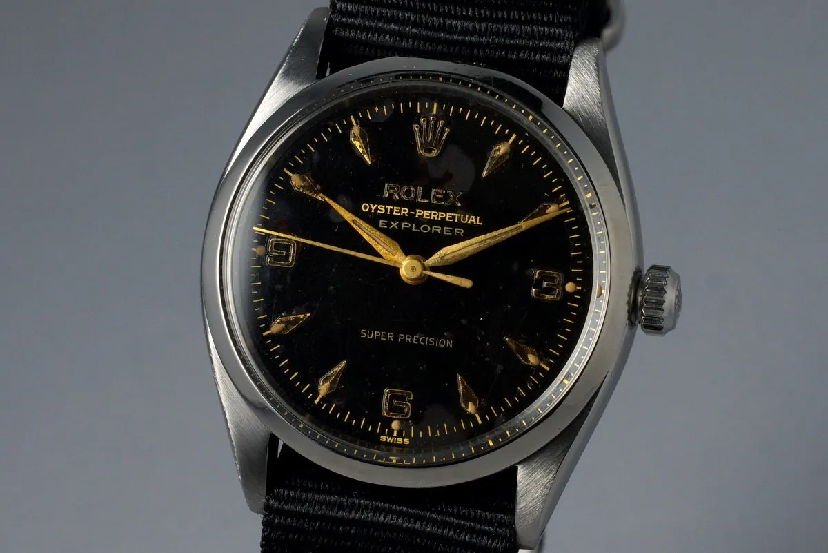 1958 Rolex Explorer 5500 Glossy Gilt Dial