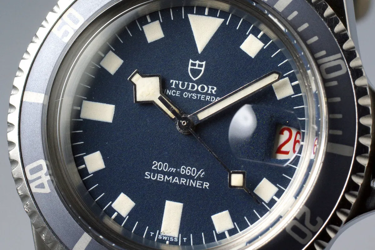 1968 Tudor Submariner 7021/0 Blue Snowflake Dial with "Kissing 40 Ghost" Insert