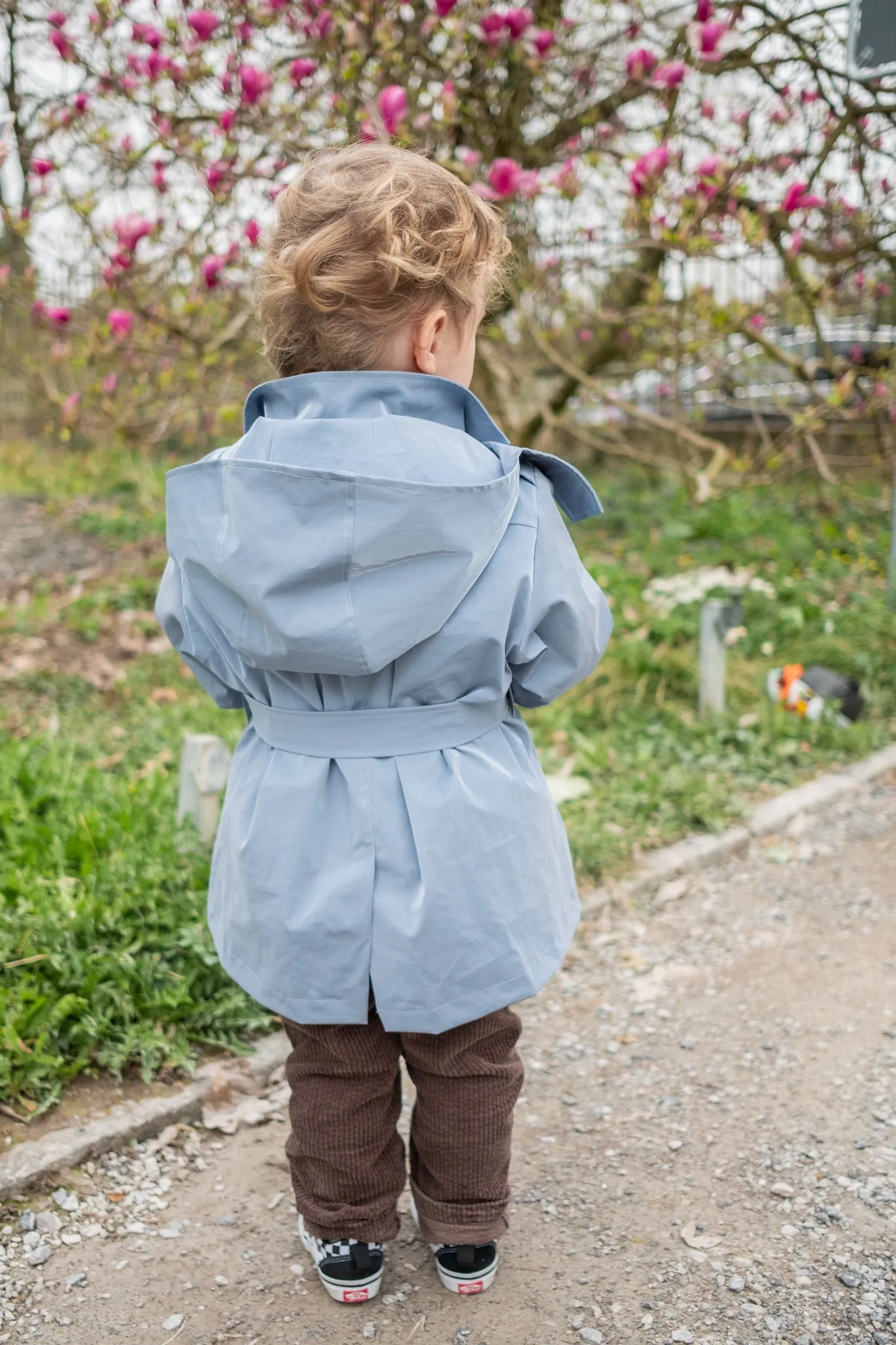 Baby/Kid Trench - Light Blue