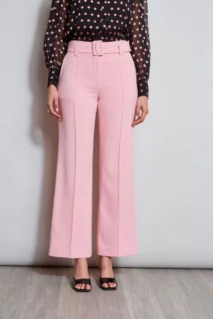 Belted Crepe Pant