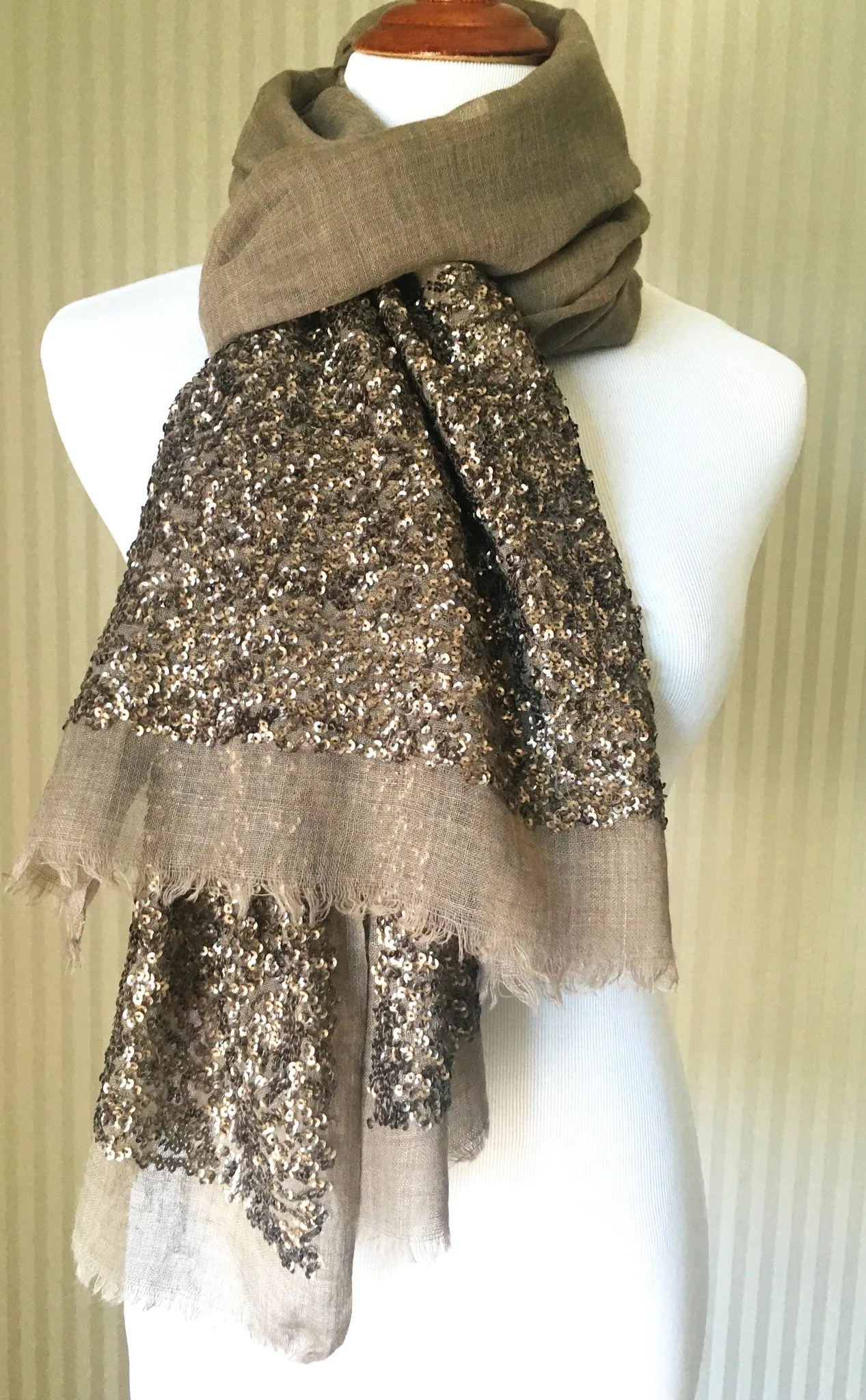 Buff Elegance Shawl Wrap