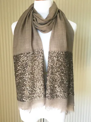 Buff Elegance Shawl Wrap