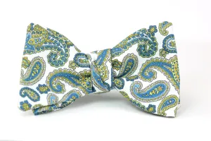 Calvino Paisley Butterfly Bow Tie