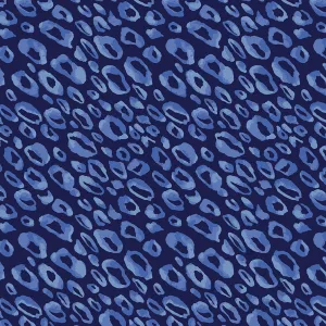 Cheetah Spots - Dark Blue