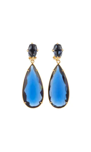 Christie Nicolaides Franca Earrings - Blue