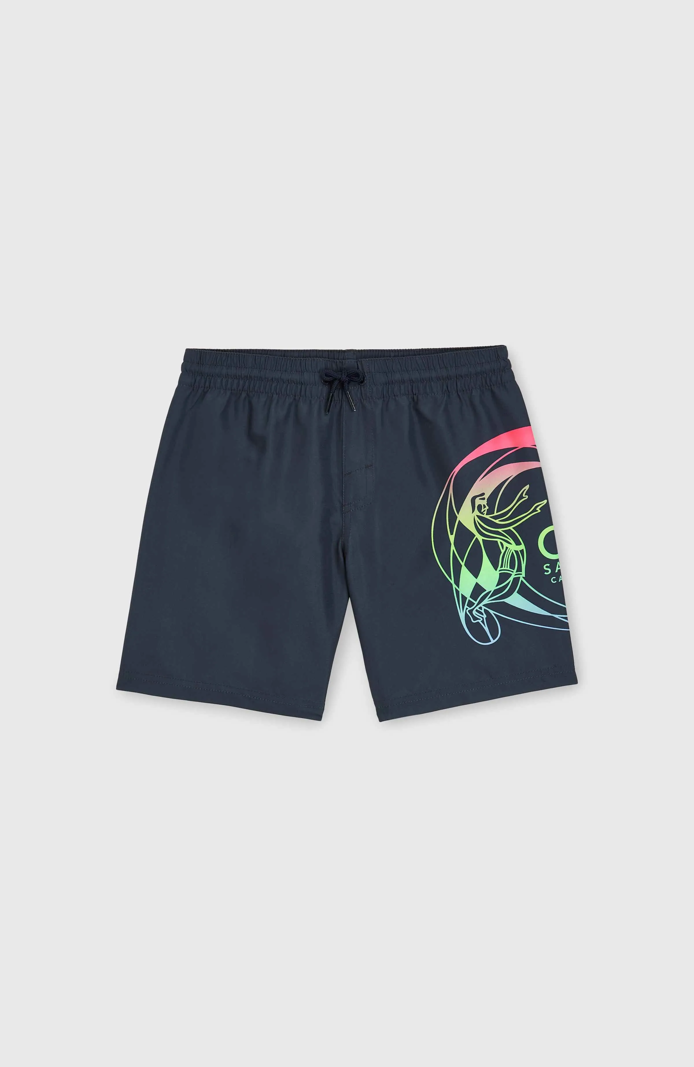 Circle Surfer 14\" Swim Shorts | Outer Space Circle Surfer Grandient Panel"