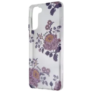 Coach Protective Case for Samsung Galaxy (S21 ) 5G - Moody Floral Purple / Clear