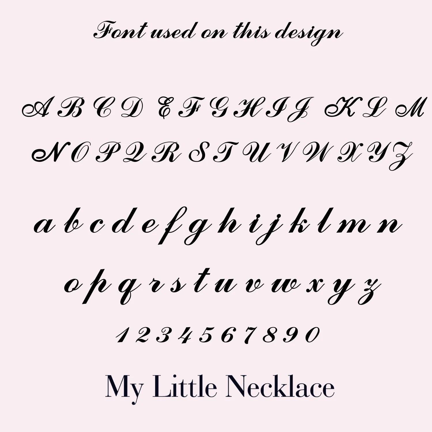 Enchanted Fairy Name Necklace