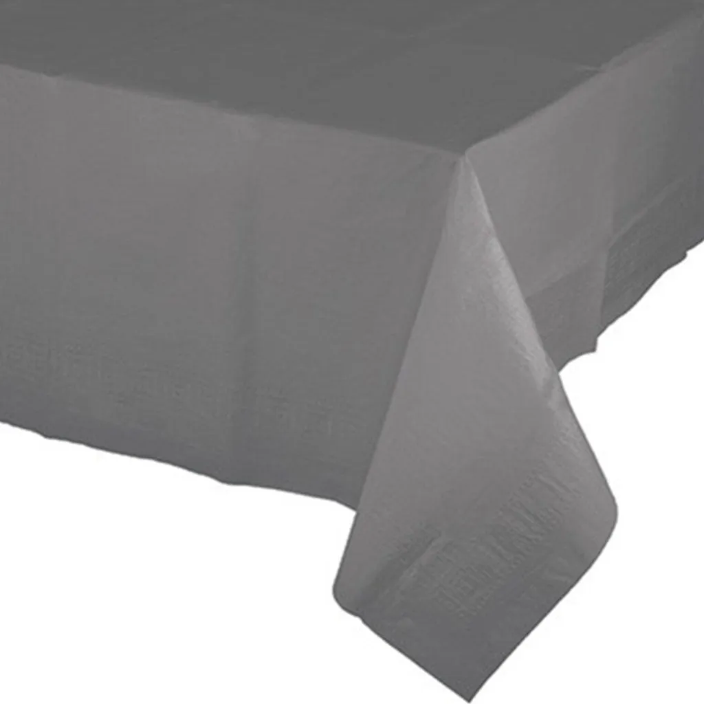 Glamour Gray Tablecover, 54in X 108in