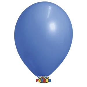 Globos Payaso 10in Balloon Pastel Dark Blue 50ct