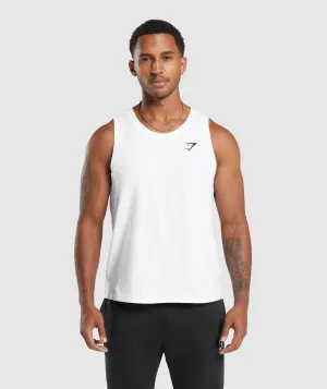 Gymshark Crest Tank - White