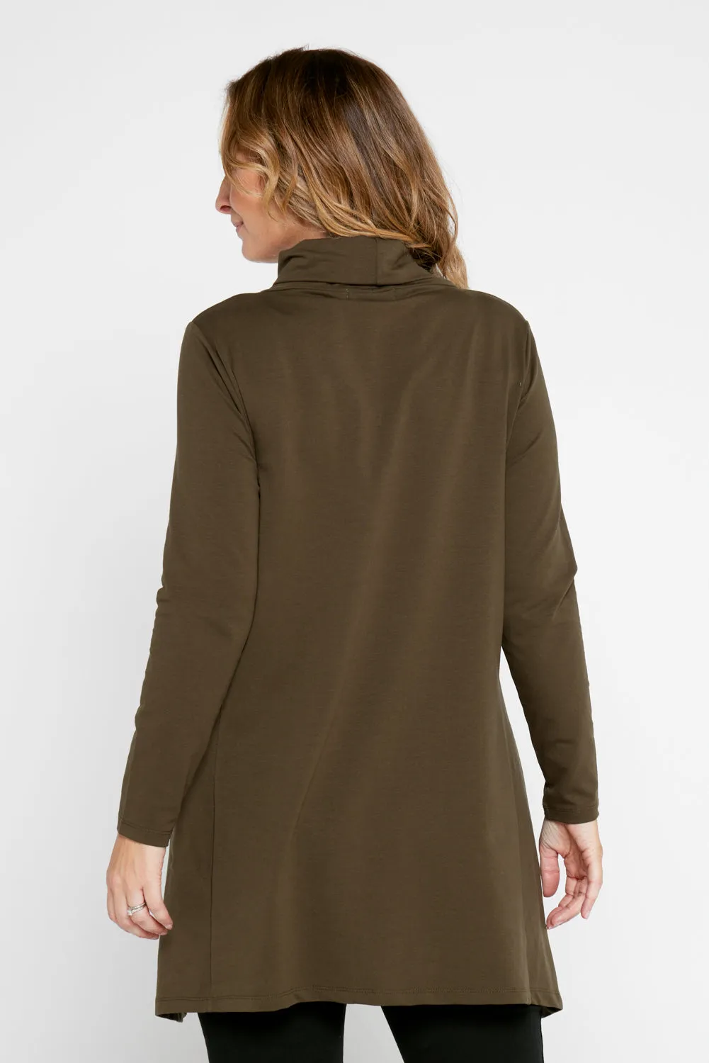 Joslin Cowl Tunic - Khaki