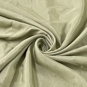 Khaki Green Solid Shantoon Fabric