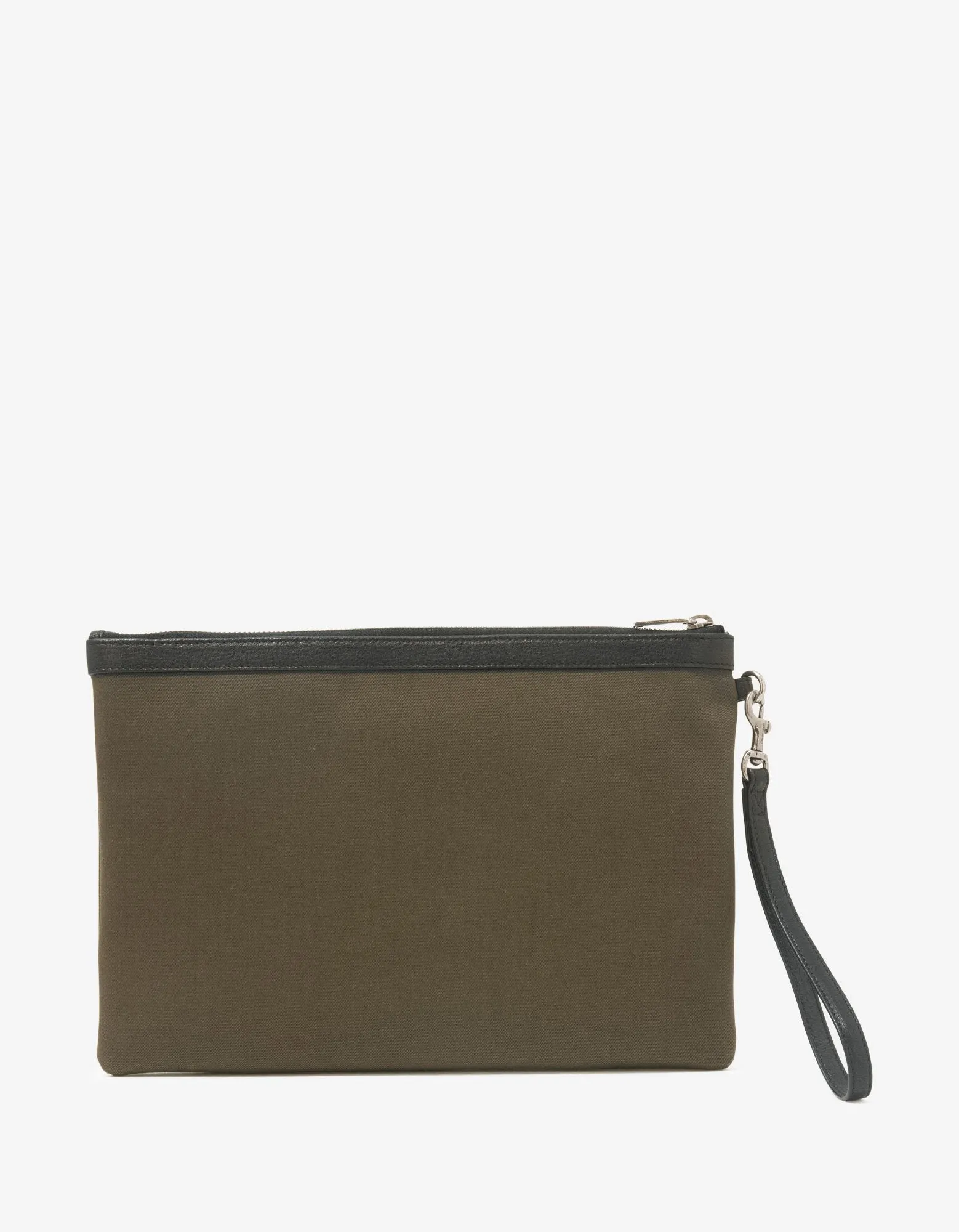 Khaki Rive Gauche Zip Pouch