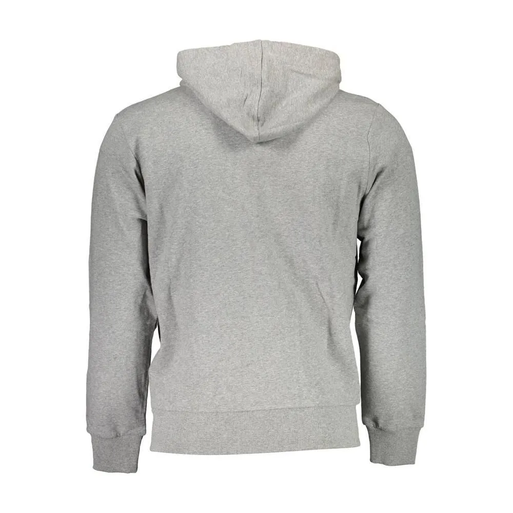 La Martina Elegant Gray Hooded Sweatshirt for Men