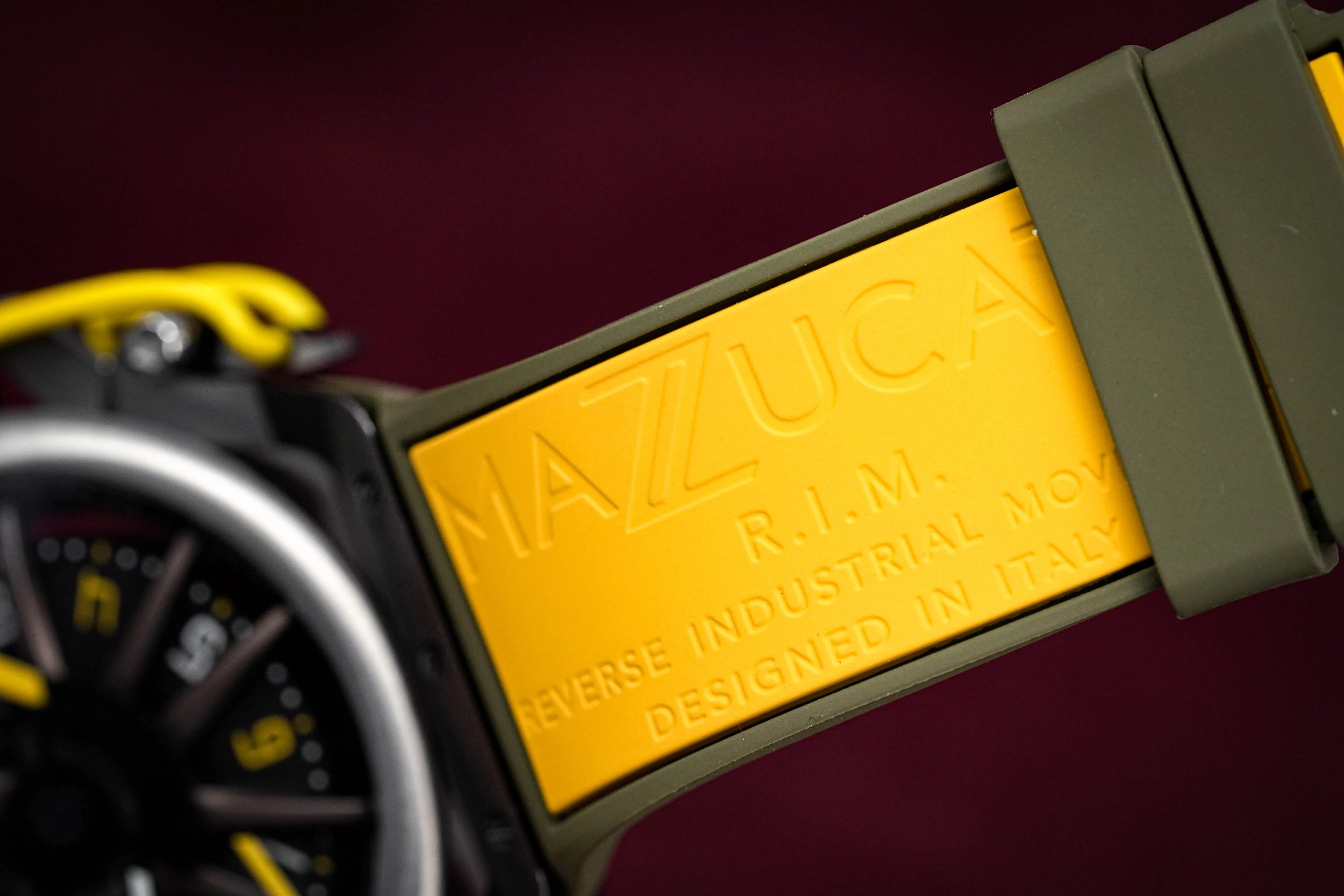 Mazzucato Reversible Watch RIM Khaki