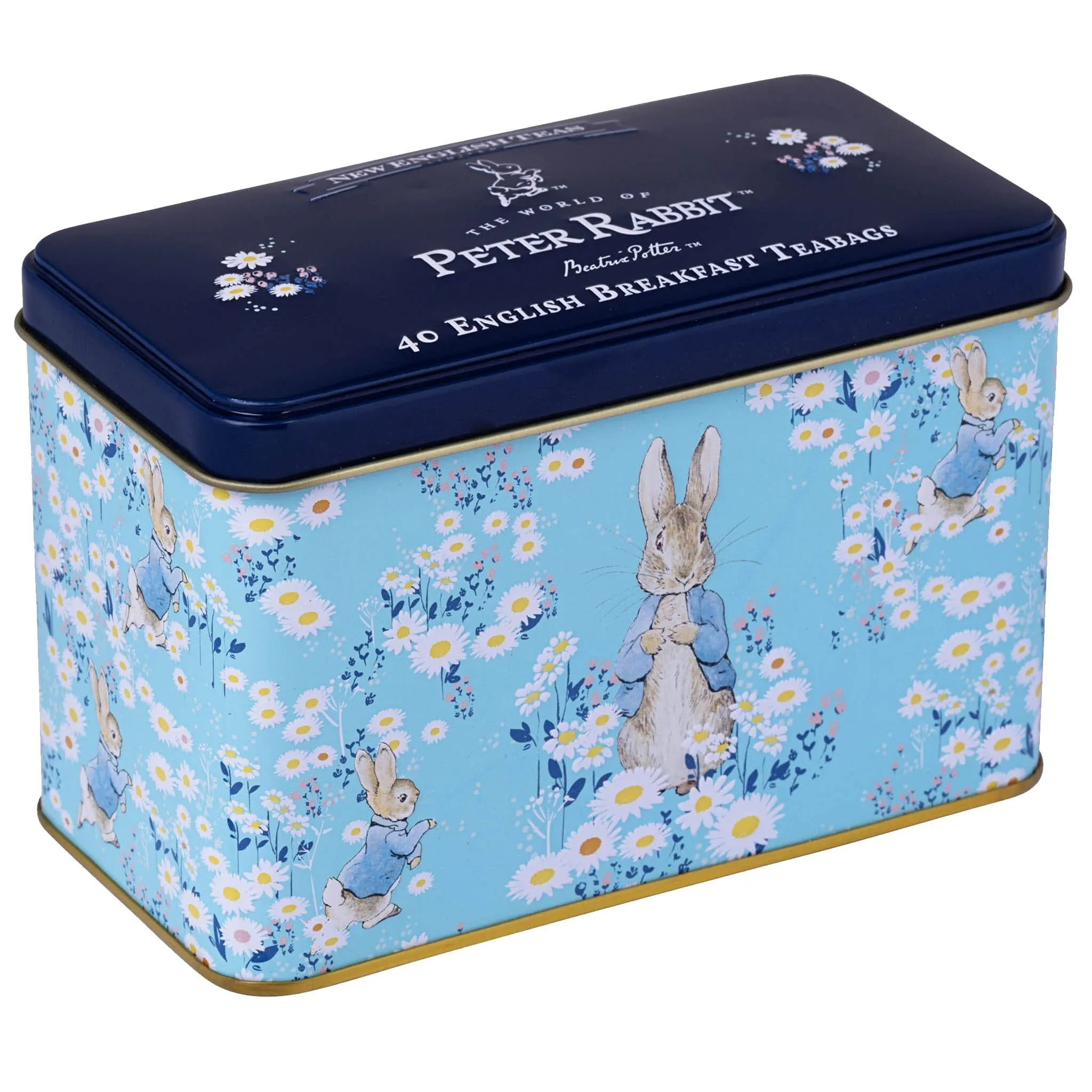 Peter Rabbit Daisies Classic Tea Tin