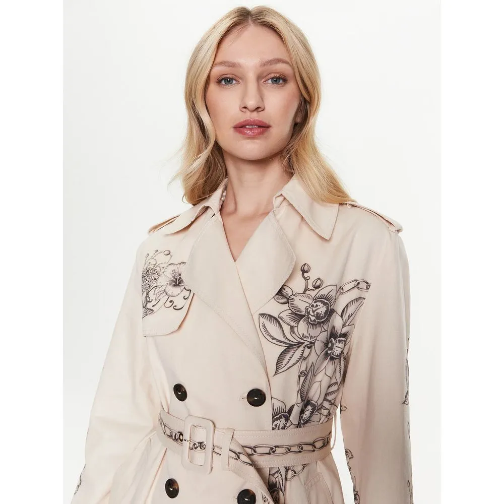 PINKO Beige Cotton Jackets & Coat