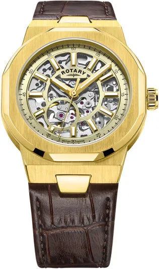 ROT Watch Regent Skeleton Mens