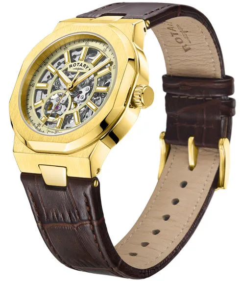 ROT Watch Regent Skeleton Mens