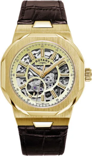 ROT Watch Regent Skeleton Mens