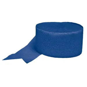 Royal Blue Crepe Streamer