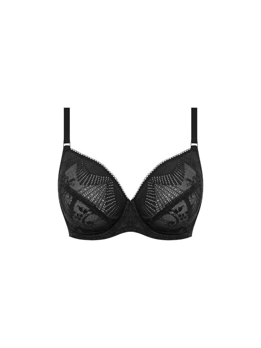 Sensu Lace Underwire Bra - Black