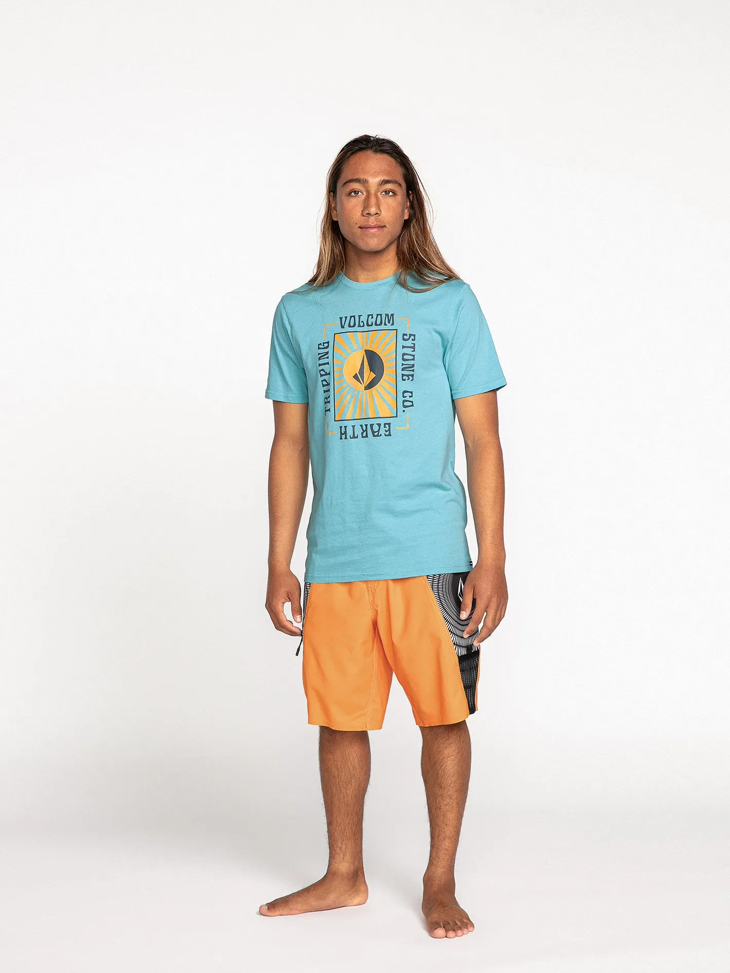 Solee Short Sleeve Tee - Pale Aqua