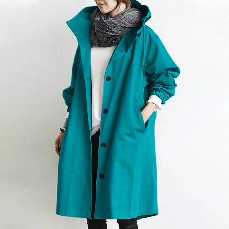 Temperament Waist Long Sleeve Coat