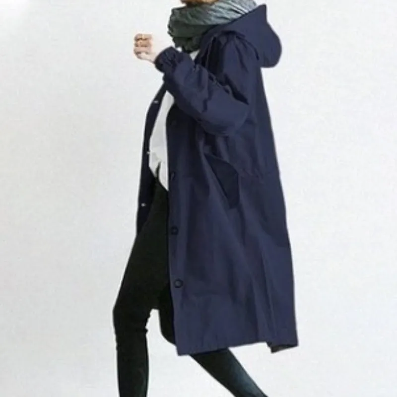 Temperament Waist Long Sleeve Coat