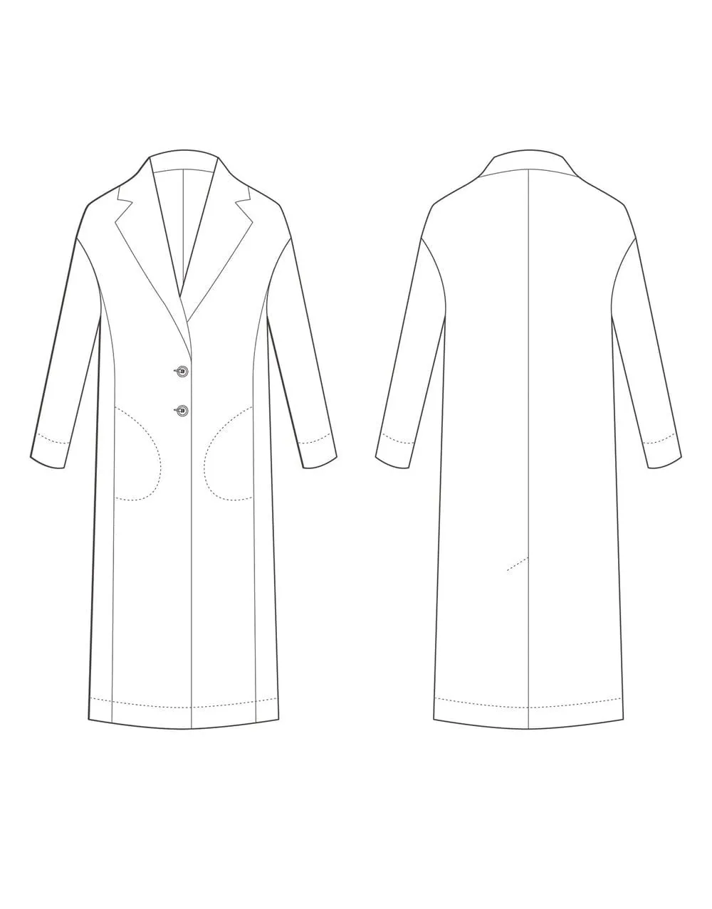 The Coat, The Avid Seamstress Sewing Pattern