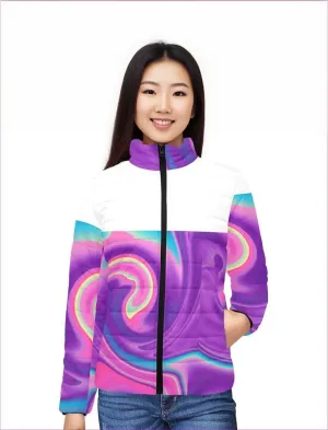 Tie-Dye Lightweight Women's Bomber Jacket