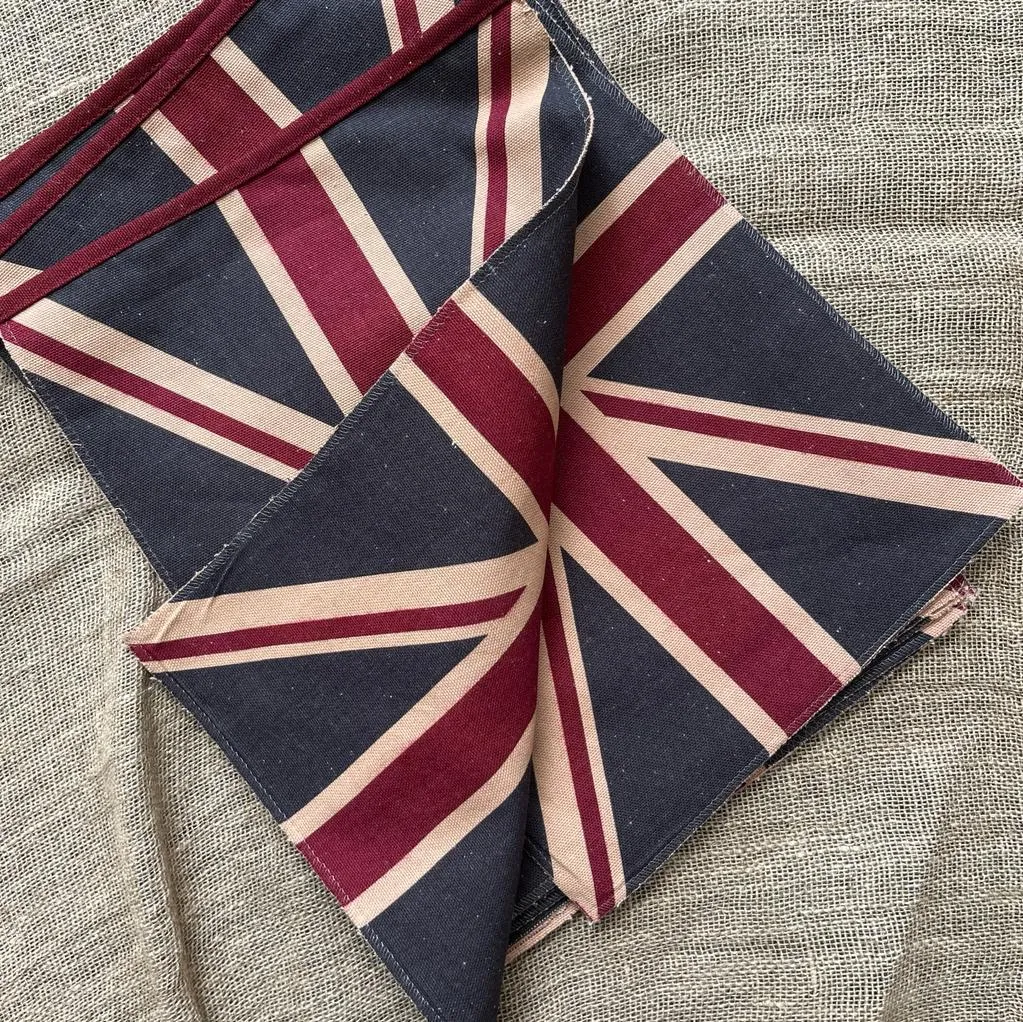 Traditional Vintage Style Union Jack Flag Bunting