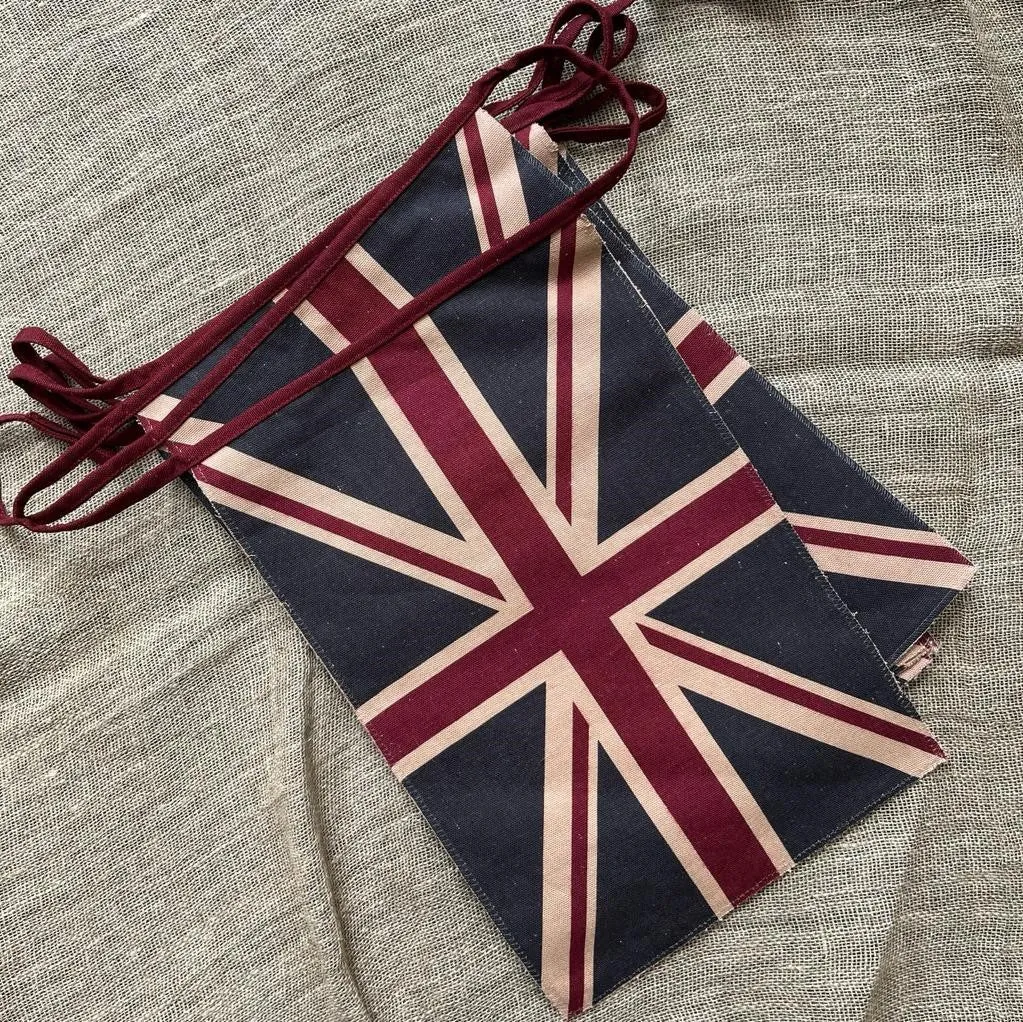 Traditional Vintage Style Union Jack Flag Bunting