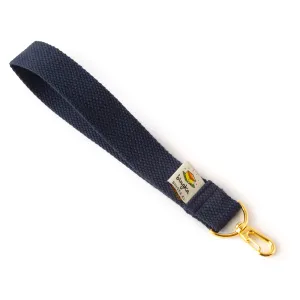 Wristlet Strap in Navy Blue